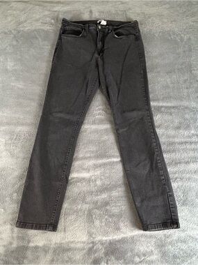 Judy Blue Skinny Jeans Black Denim Womens 1X Hipster Mod EUC